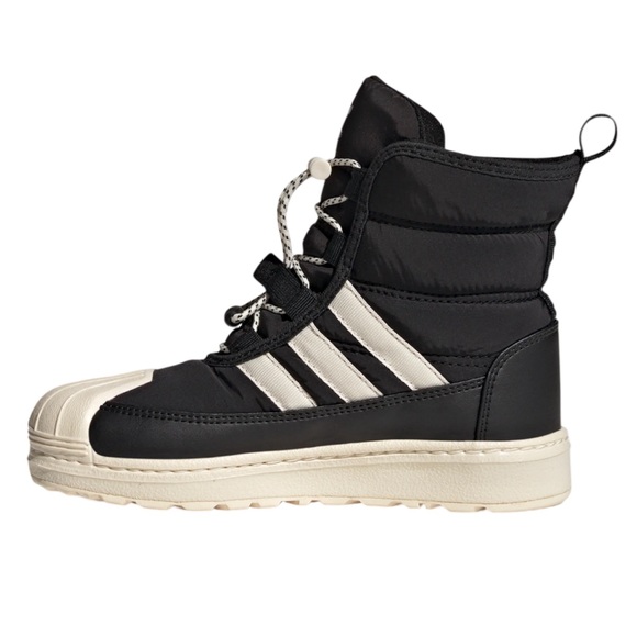 ADIDAS • Little Kids Originals Superstar 360 2.0 Boots Black Includes Box - Picture 6 of 8